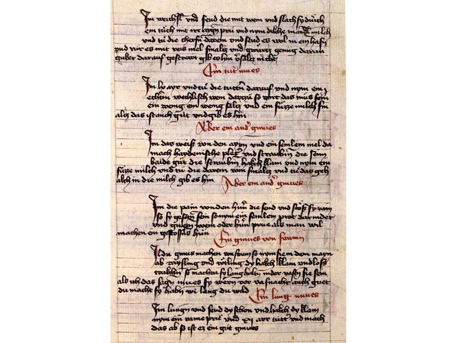 Kochbuch des Dorotheerklosters | © Österreichische Nationalbibliothek