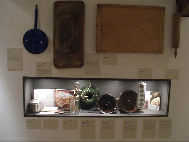Vitrine mit Kuchenformen | © OÖ. Museumsverbund