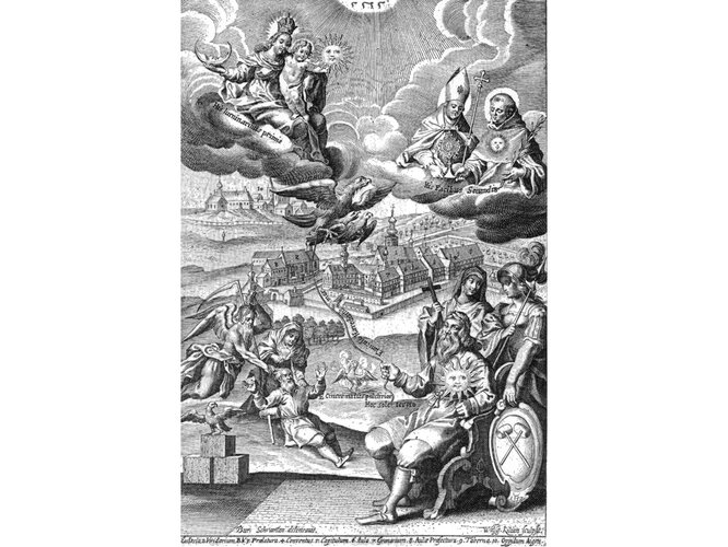 Stift Schlägl im 17. Jahrhundert | © Prämonstratensterstift Schlägl