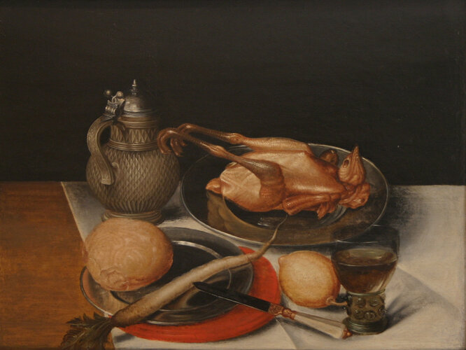 Stillleben mit gebratenem Huhn | © Prämonstratensterstift Schlägl