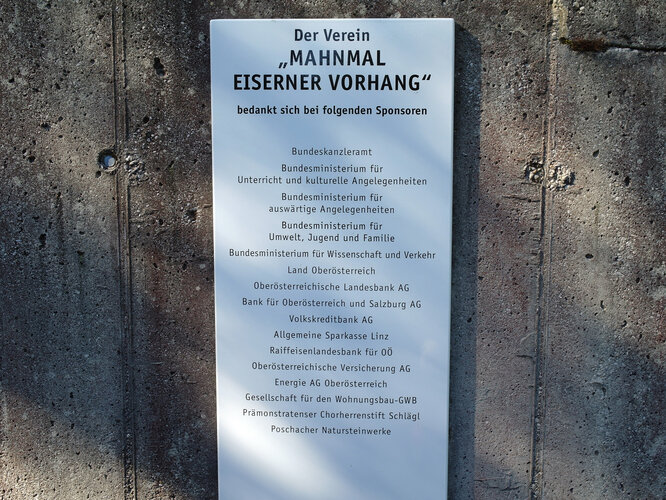 Mahnmal Eiserner Vorhang | © Foto: Verbund Oö. Museen