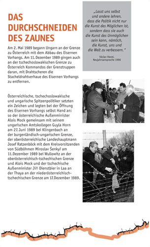 Mahnmal Eiserner Vorhang - Das Durchschneiden des Zaunes | © © Verein Mahnmal Eiserner Vorhang, 1999