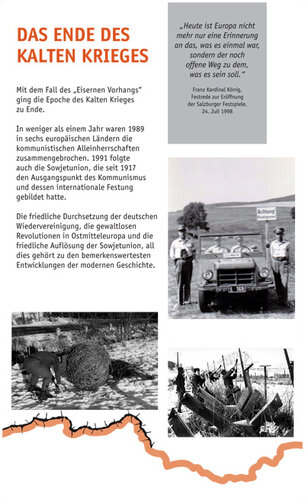 Mahnmal Eiserner Vorhang - Das Ende des Kalten Krieges | © © Verein Mahnmal Eiserner Vorhang, 1999
