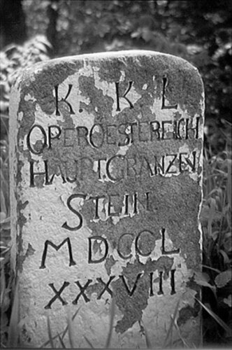 Hauptgrenzstein zwischen Oberösterreich und Böhmen