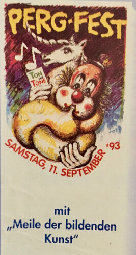 Einladungsfolder "Perg-Fest" | © Fred Gruber