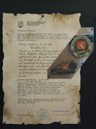 Altersberichtigung des Schützenvereins Perg