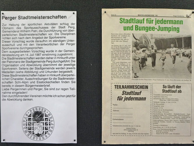 Perger Stadtmeisterschaften und Stadtlauf für Jedermann