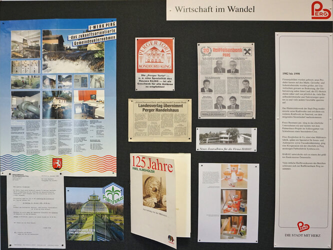 Inserate, Festschriften, Zeitungsartikel