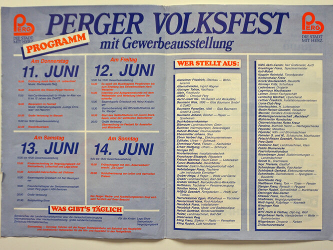 Festprogramm