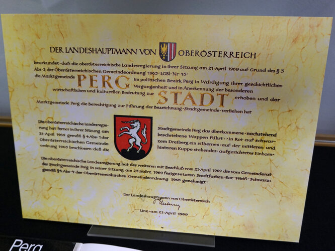 Stadterhebungsurkunde