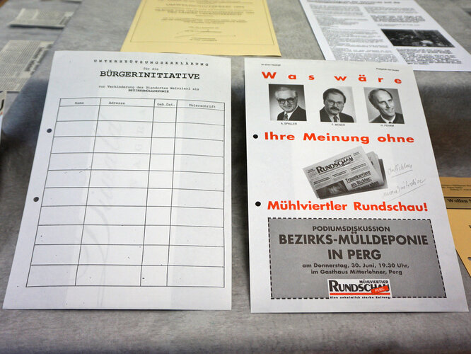 Bürgerinitiative gegen die Mülldeponie