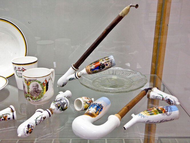 Patriotische Erinnerungsstücke | © Foto: Verbund Oö. Museen