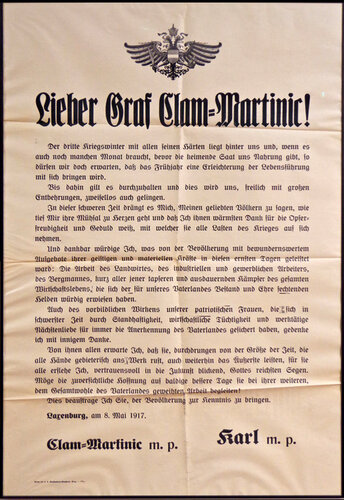 Amtliche Kundmachung