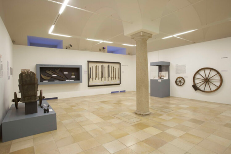Blick in die Ausstellung: Hinrichtung und schwere Körperstrafen | © Foto: OÖ. Landesmuseen / Ernst Grilnberger