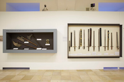 Blick in die Ausstellung "Schande, Folter, Hinrichtung" | © Foto: OÖ. Landesmuseen / Ernst Grilnberger