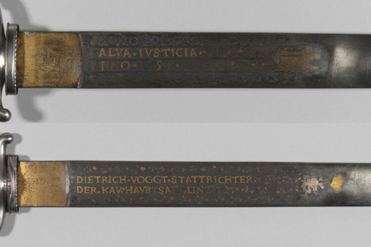 Linzer Stadtrichterschwert des Dietrich Vogt | © Foto und Eigentümer: Germanisches Nationalmuseum, Nürnberg