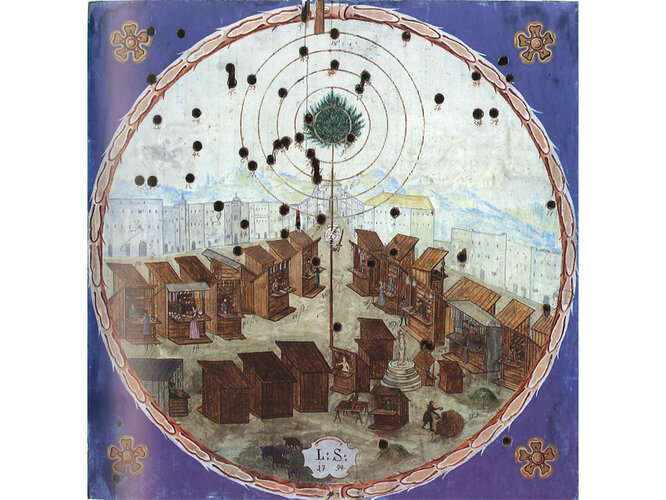 Schützenscheibe aus Freistadt | © Mühlviertler Schlossmuseum Freistadt, Foto: Oö. Landesmuseen, Ernst Grilnberger