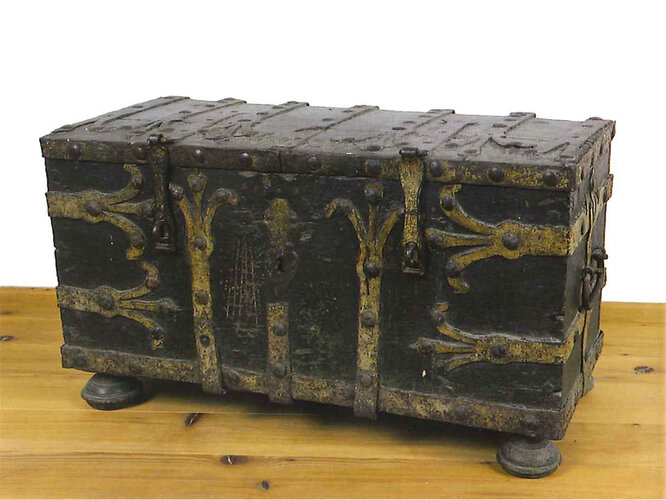 Marktgerichtslade von Sarleinsbach | © Marktgemeindeamt Sarleinsbach; Foto: Oö. Landesmuseen, Ernst Grilnberger