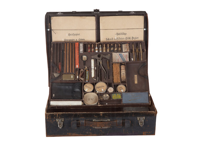 Tatortkoffer nach Hans Groß | © Kriminalmuseum Graz, Foto: Oö. Landesmuseen