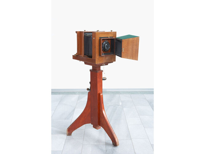 Große Plattenkamera | © SIAK Traiskirchen, Foto: Oö. Landesmuseen / Ernst Grilnberger