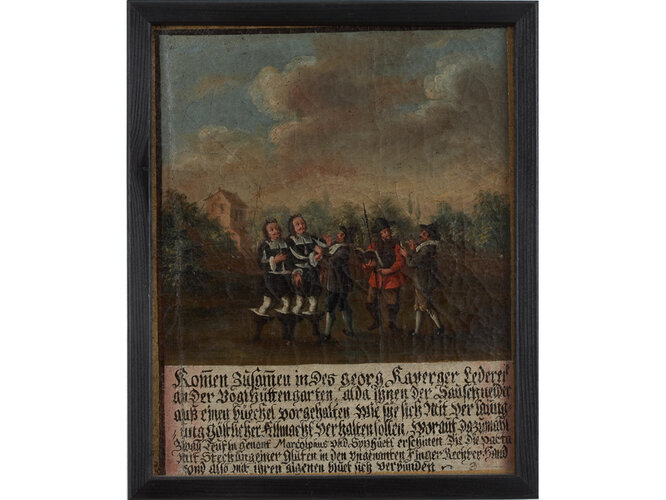 Bilderzyklus Kaperger Bande - Bild 3 | © Stift Schlierbach, Foto: OÖ. Landesmuseen, Ernst Grilnberger