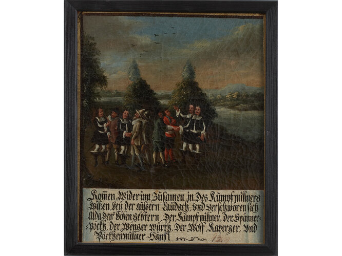 Bilderzyklus Kaperger Bande - Bild 12 | © Stift Schlierbach, Foto: OÖ. Landesmuseen, Ernst Grilnberger