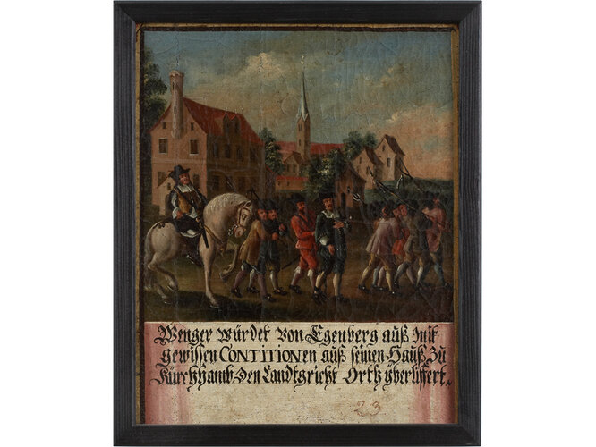 Bilderzyklus Kaperger Bande - Bild 23 | © Stift Schlierbach, Foto: OÖ. Landesmuseen, Ernst Grilnberger