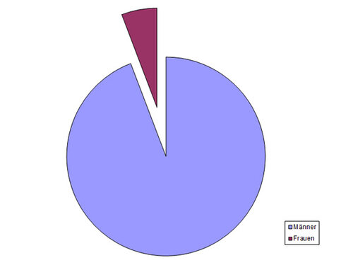 Graphik 2: Verhältnis Täter - Täterinnen