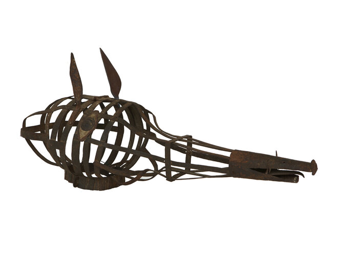 Schauschädel ("Schandmaske für Männer) | © Stift Reichersberg, Foto: OÖ. Landesmuseen, Ernst Grilnberger