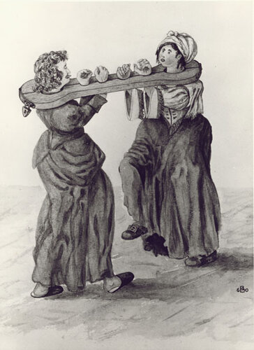 Zwei Frauen in der Doppelschandgeige | © OÖ. Landesmuseen, Foto: Ernst Grilnberger