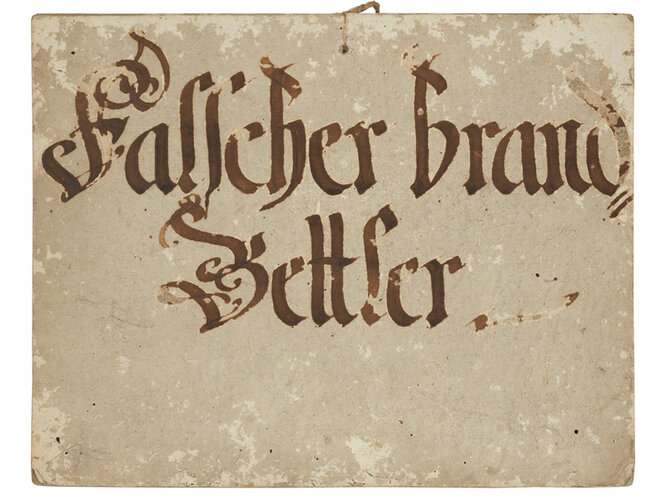 Schandtafel | © © Stadtmuseum Steyr, Foto: OÖ. Landesmuseen, Ernst Grilnberger