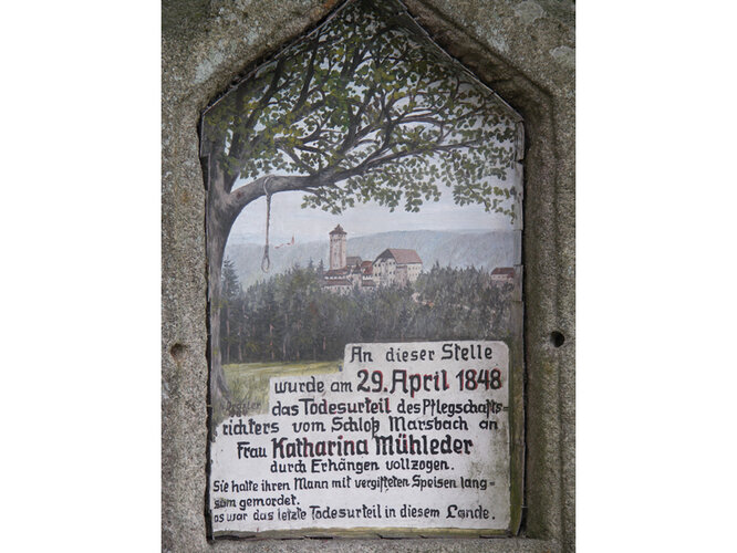 Bildstock des Hochgerichts Marsbach | © Foto: OÖ. Landesmuseeen, Ute Streitt