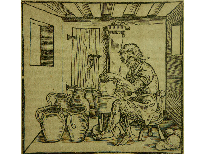 Hafner an der Sprossenscheibe