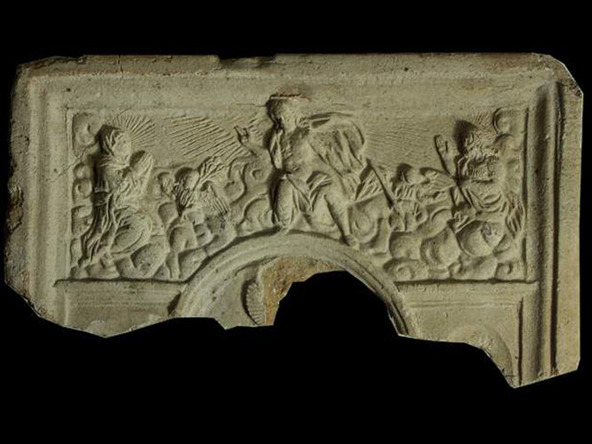 Blattkachel aus Eferding