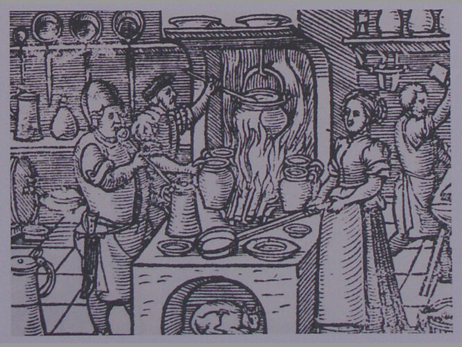 Arbeit in der Küche