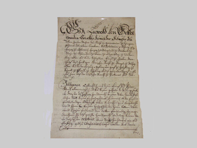 Handwerksordnung | © Stadtarchiv Wels