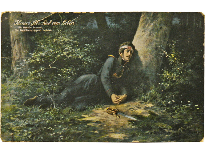 Postkarte "Körners Abschied vom Leben"
