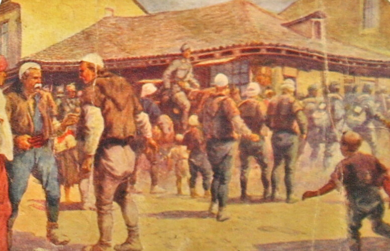 Postkarte Südostfront