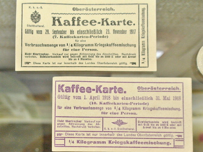 Kaffee-Karten | © Heimat- und Kulturverein Vorchdorf
