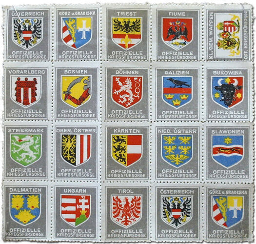 Kriegsfürsorge-Verschlussmarken