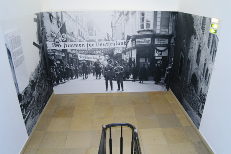 Ausstellungsansicht "Wels 1938" | © Stadtmuseum Wels-Burg, Foto: Verbund Oö. Museen