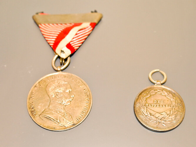 Tapferkeitsmedaillen | © Foto: Verbund Oö. Museen