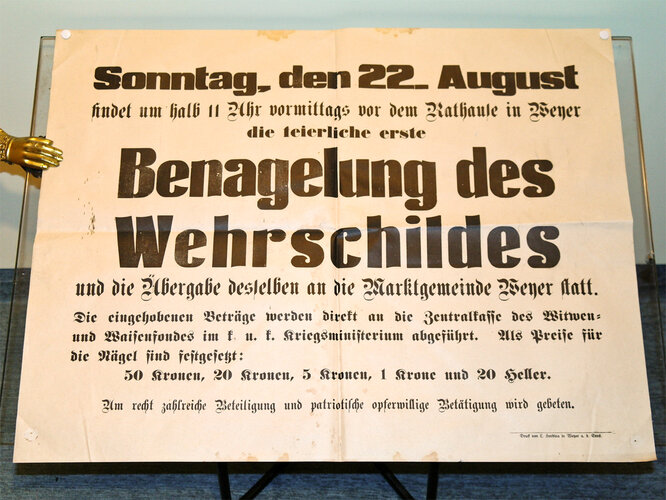 Einladung Benagelung | © Foto: Verbund Oö. Museen