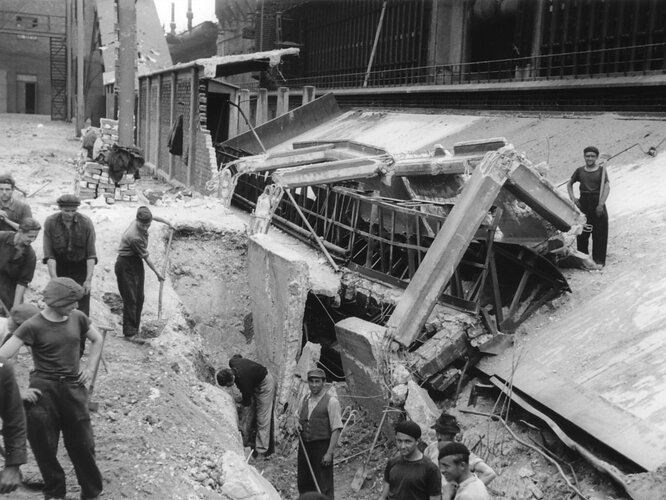 Aufräumungsarbeiten