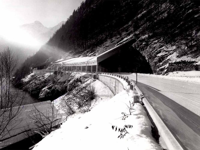 Lawinenverbauung | © OÖ. Landesarchiv, Allgemeine Fotosammlung