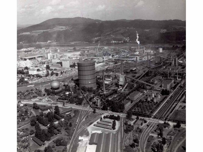 Gelände der VOEST  | © OÖ. Landesarchiv, Allgemeine Fotosammlung