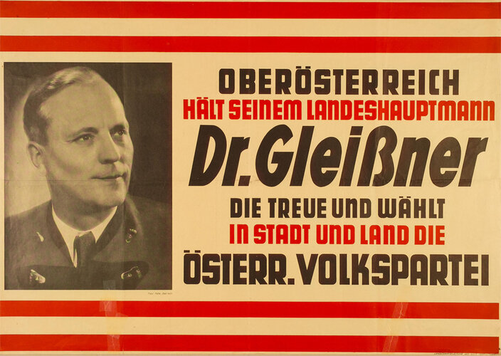 Wahlplakat ÖVP