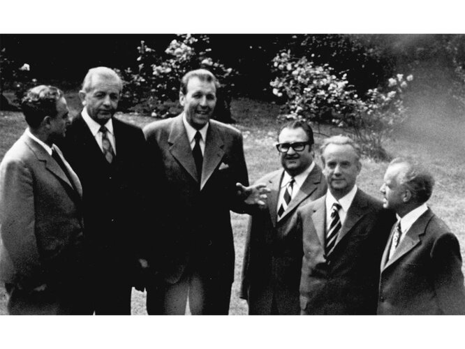 ÖVP-Spitze | © OÖ. Landesarchiv, Allgemeine Fotosammlung