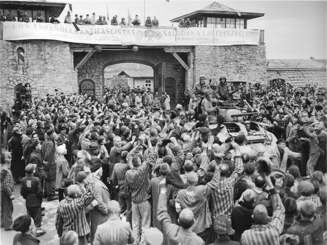 Befreiung des KZ Mauthausen | © Public Domain