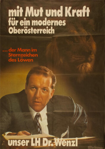 Wahlwerbung ÖVP: Wenzl, der Löwe | © © Foto Margret Wenzel-Jelinek, Wien
